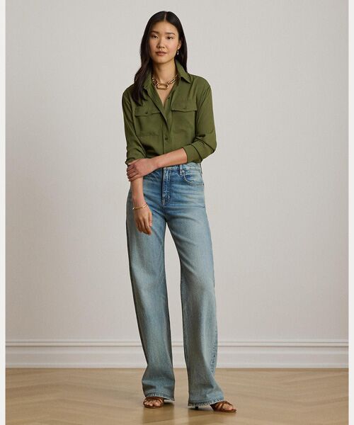 LAUREN RALPH LAUREN / ローレン ラルフ ローレン シャツ・ブラウス | リラックス フィット ジョーゼット シャツ | 詳細5