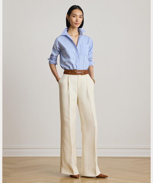 LAUREN RALPH LAUREN / ローレン ラルフ ローレン シャツ・ブラウス | ストライプド コットン ブロードクロス シャツ | 詳細5