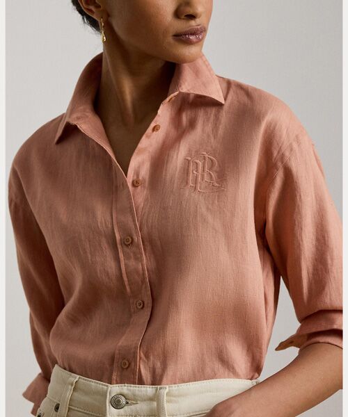 LAUREN RALPH LAUREN / ローレン ラルフ ローレン シャツ・ブラウス | リラックス フィット リネン シャツ | 詳細4