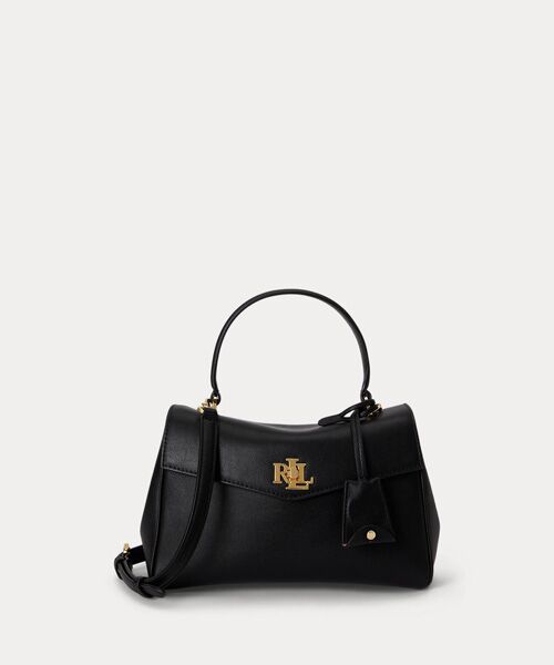 LAUREN RALPH LAUREN / ローレン ラルフ ローレン ハンドバッグ | ナッパ レザー スモール Farrah ソフト サッチェル（001ブラック）