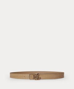 LAUREN RALPH LAUREN / ローレン ラルフ ローレン ベルト・サスペンダー | ロゴ リバーシブル クロコエンボスド ベルト