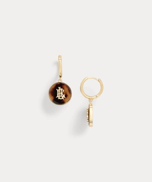 LAUREN RALPH LAUREN / ローレン ラルフ ローレン ピアス・イヤリング | ゴールドプレーテッド トーティシェル ドロップ ピアス | 詳細1