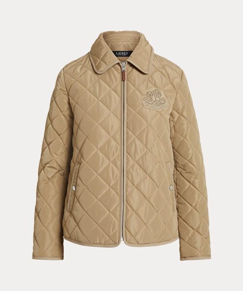 LAUREN RALPH LAUREN / ローレン ラルフ ローレン その他アウター | クレストパッチ ツイルトリム キルテッド ジャケット | 詳細1