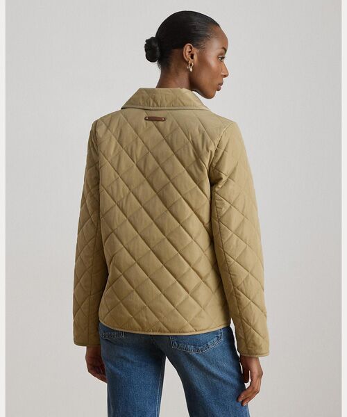 LAUREN RALPH LAUREN / ローレン ラルフ ローレン その他アウター | クレストパッチ ツイルトリム キルテッド ジャケット | 詳細3