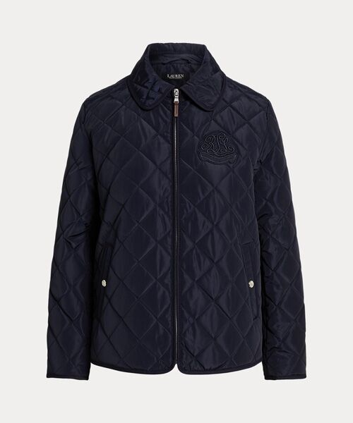 LAUREN RALPH LAUREN / ローレン ラルフ ローレン その他アウター | クレストパッチ ツイルトリム キルテッド ジャケット | 詳細1