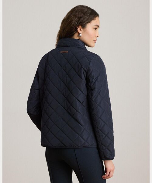 LAUREN RALPH LAUREN / ローレン ラルフ ローレン その他アウター | クレストパッチ ツイルトリム キルテッド ジャケット | 詳細3
