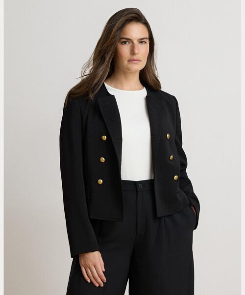 LAUREN RALPH LAUREN / ローレン ラルフ ローレン その他アウター | ダブルブレステッド セーブル クレープ ジャケット | 詳細5