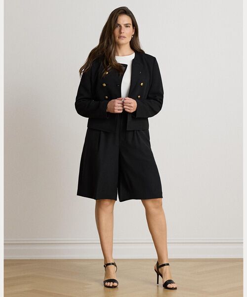 LAUREN RALPH LAUREN / ローレン ラルフ ローレン その他アウター | ダブルブレステッド セーブル クレープ ジャケット | 詳細6