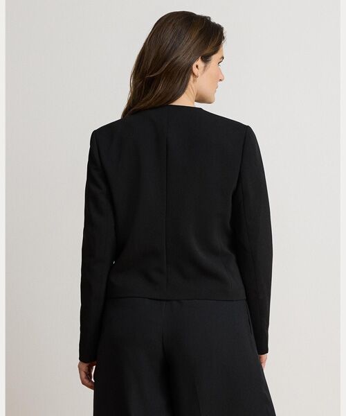 LAUREN RALPH LAUREN / ローレン ラルフ ローレン その他アウター | ダブルブレステッド セーブル クレープ ジャケット | 詳細7