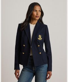 LAUREN RALPH LAUREN / ローレン ラルフ ローレン テーラードジャケット | ダブルブレステッド ストレッチ ピケ ブレザー