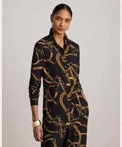 LAUREN RALPH LAUREN / ローレン ラルフ ローレン シャツ・ブラウス | クラシック フィット ベルティングプリント クレープ シャツ