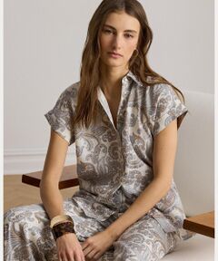 LAUREN RALPH LAUREN / ローレン ラルフ ローレン シャツ・ブラウス | リラックス フィット ペイズリー ショートスリーブ シャツ