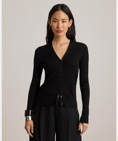 LAUREN RALPH LAUREN / ローレン ラルフ ローレン カーディガン・ボレロ | ミニケーブル Vネック カーディガン