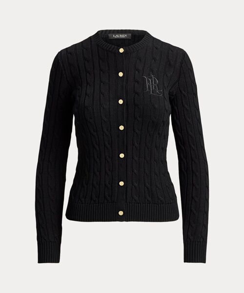 LAUREN RALPH LAUREN / ローレン ラルフ ローレン カーディガン・ボレロ | ケーブルニット コットンブレンド カーディガン | 詳細1