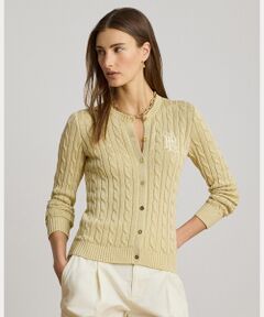 LAUREN RALPH LAUREN / ローレン ラルフ ローレン カーディガン・ボレロ | ケーブルニット コットンブレンド カーディガン