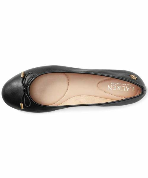 LAUREN RALPH LAUREN R01H Jayna フラットバレエ ブラック