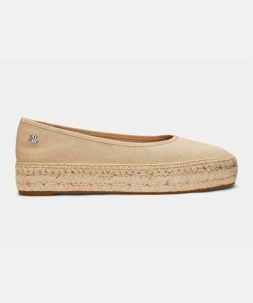 LAUREN RALPH LAUREN SHOES/ローレンラルフローレンシューズ LAUREN RALPH LAUREN R03H Luize キャンバス バレエ エスパドリーユ ベージュ フラットシューズ ベージュ 7.5(24.5) LAUREN RALPH LAUREN SHOES/ローレンラルフローレンシューズ LAUREN RALPH LAUREN R03H Luize キャンバス バレエ エスパドリーユ ベージュ フラットシューズ ベージュ 7.5(24.5)
