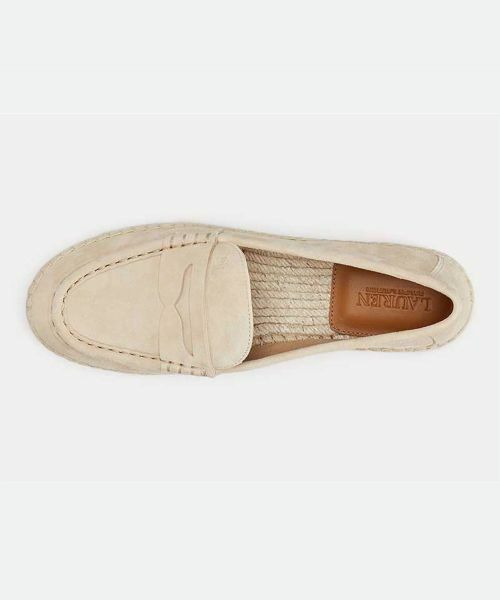 LAUREN RALPH LAUREN SHOES / ローレンラルフローレンシューズ フラットシューズ | ローレン ラルフローレン R04H Luize ローファー エスパドリーユ ベージュ | 詳細2