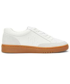 LAUREN RALPH LAUREN SHOES / ローレンラルフローレンシューズ スニーカー | ローレン ラルフローレン R05H Hailey レザースニーカー ホワイト スニーカー