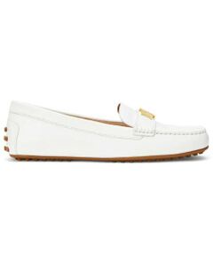 LAUREN RALPH LAUREN SHOES / ローレンラルフローレンシューズ フラットシューズ | ローレン ラルフローレン R81G Barnsbury ホワイト カジュアルシューズ