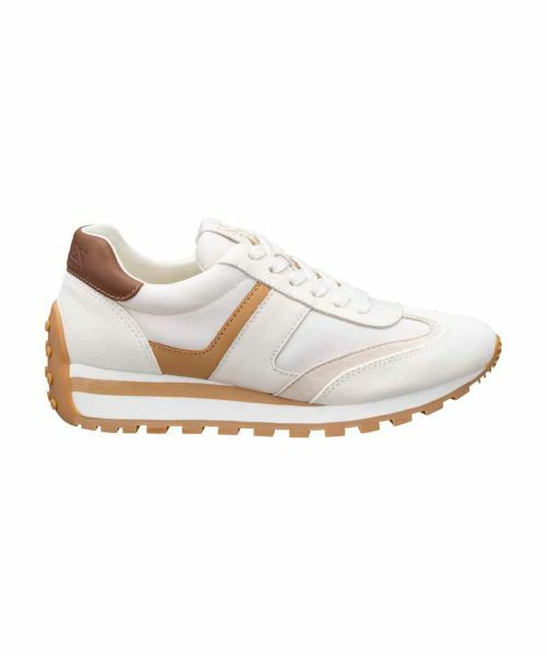 LAUREN RALPH LAUREN SHOES / ローレンラルフローレンシューズ スニーカー | ローレン ラルフローレン R90G DANI ホワイトベージュ スニーカー | 詳細2