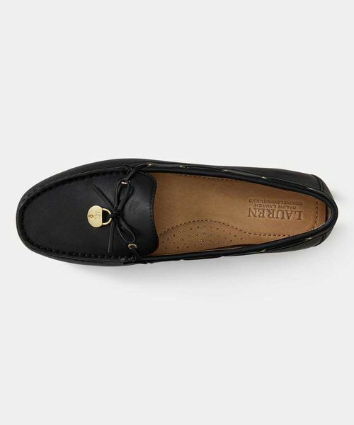 LAUREN RALPH LAUREN SHOES / ローレンラルフローレンシューズ フラットシューズ | ローレン ラルフローレン R09H WYLIE FLATS ブラック フラットシューズ | 詳細2
