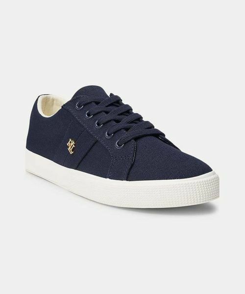 LAUREN RALPH LAUREN SHOES / ローレンラルフローレンシューズ スニーカー | ローレン ラルフローレン R10H JANSON II NE ネイビー スニーカー | 詳細1