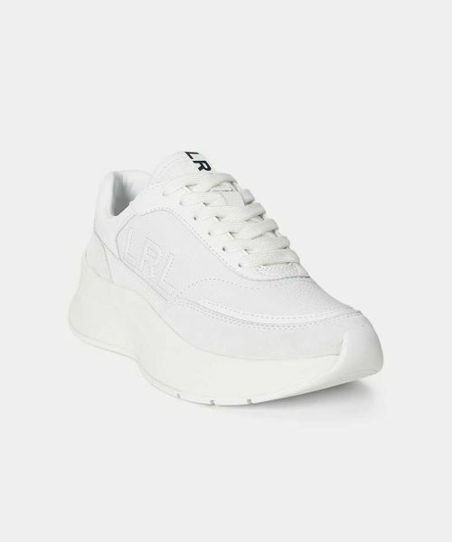 LAUREN RALPH LAUREN SHOES / ローレンラルフローレンシューズ スニーカー | ローレン ラルフローレン R11H FRANKY フランキー ホワイト スニーカー | 詳細1