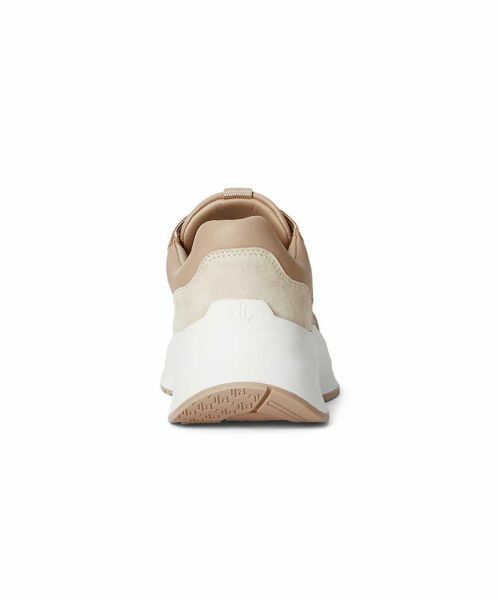 LAUREN RALPH LAUREN SHOES / ローレンラルフローレンシューズ スニーカー | ローレン ラルフローレン R11H FRANKY フランキー ベージュ スニーカー | 詳細3