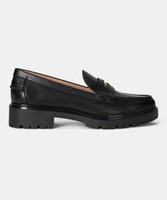 LAUREN RALPH LAUREN SHOES / ローレンラルフローレンシューズ フラットシューズ | ローレン ラルフローレン R12H MARLI FLATS ブラック カジュアルシューズ