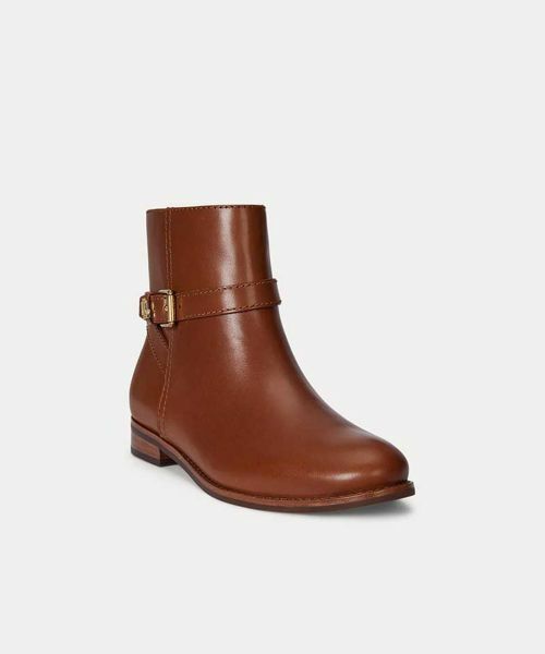 LAUREN RALPH LAUREN SHOES / ローレンラルフローレンシューズ ブーツ（ショート丈） | ローレン ラルフローレン R15H BROOKE BT 2 ブルック ブーツ 2 タン ブーツ | 詳細1