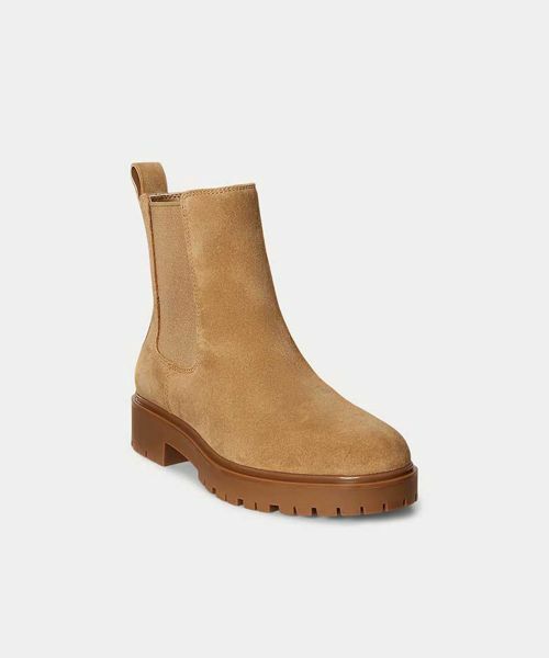 LAUREN RALPH LAUREN SHOES / ローレンラルフローレンシューズ ブーツ（ショート丈） | ローレン ラルフローレン R14H ALLYSON アリソン ベージュ ブーツ | 詳細1