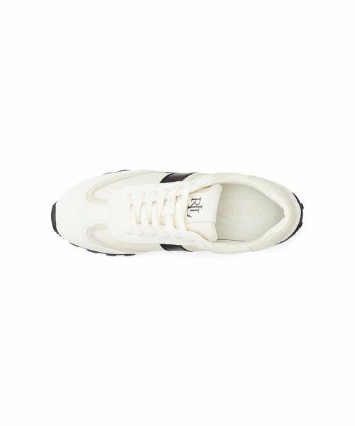 LAUREN RALPH LAUREN SHOES / ローレンラルフローレンシューズ スニーカー | ローレン ラルフローレン R90G DANI ダニ ブラックホワイト スニーカー | 詳細2