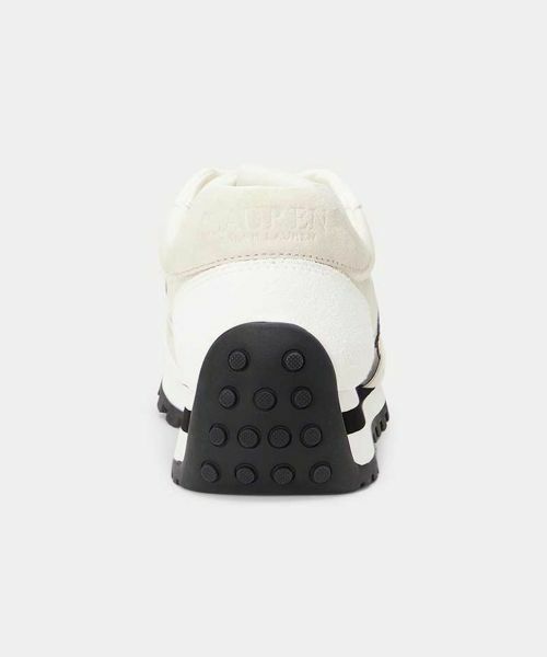 LAUREN RALPH LAUREN SHOES / ローレンラルフローレンシューズ スニーカー | ローレン ラルフローレン R90G DANI ダニ ブラックホワイト スニーカー | 詳細3