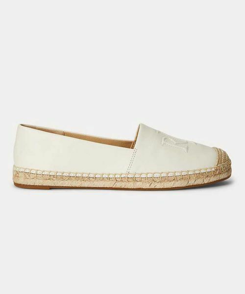 LAUREN RALPH LAUREN SHOES / ローレンラルフローレンシューズ フラットシューズ | LAUREN RALPH LAUREN R19H CAMERYN ホワイト フラットシューズ（ホワイト）