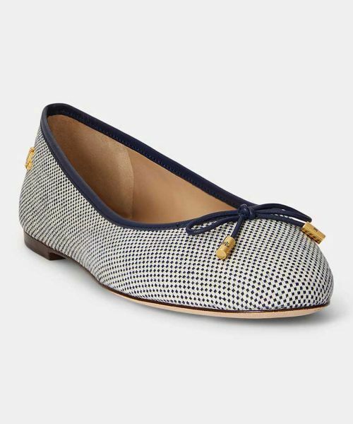 LAUREN RALPH LAUREN SHOES / ローレンラルフローレンシューズ フラットシューズ | LAUREN RALPH LAUREN R21H JAYNA FLATS ネイビー | 詳細1
