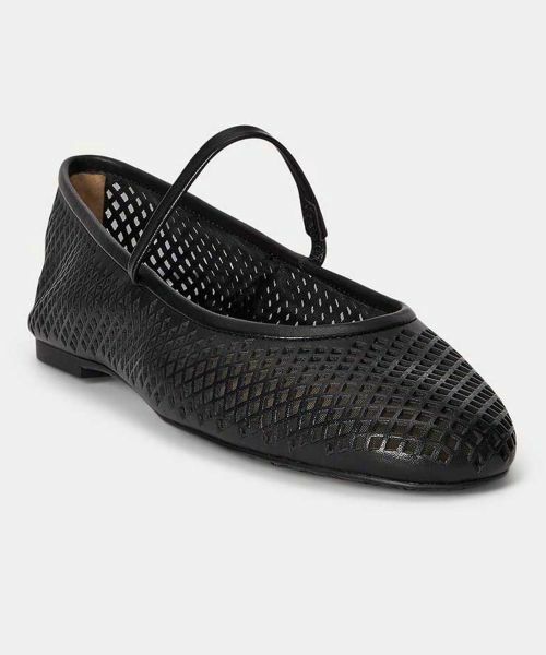 LAUREN RALPH LAUREN SHOES / ローレンラルフローレンシューズ フラットシューズ | LAUREN RALPH LAUREN R22H MARY JANE ブラック フラットシューズ | 詳細1