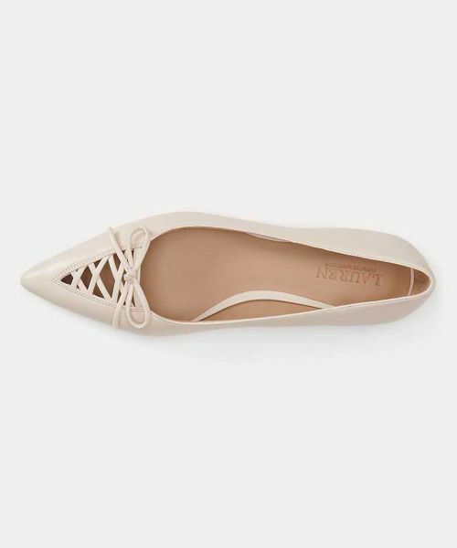 LAUREN RALPH LAUREN SHOES / ローレンラルフローレンシューズ フラットシューズ | LAUREN RALPH LAUREN R23H LONDYN ホワイト フラットシューズ | 詳細2