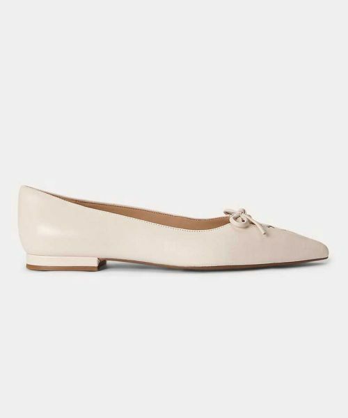 LAUREN RALPH LAUREN SHOES / ローレンラルフローレンシューズ フラットシューズ | LAUREN RALPH LAUREN R23H LONDYN ホワイト フラットシューズ（ホワイト）