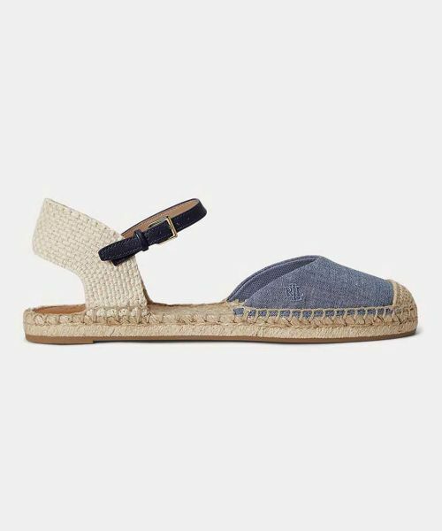 LAUREN RALPH LAUREN SHOES / ローレンラルフローレンシューズ サンダル | LAUREN RALPH LAUREN R20H ROBBY ロビー ブルー サンダル（ブルー）