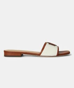 LAUREN RALPH LAUREN SHOES / ローレンラルフローレンシューズ サンダル | LAUREN RALPH LAUREN R24H エバリー サンダル ホワイトブラウン サンダル