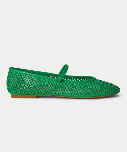 LAUREN RALPH LAUREN SHOES / ローレンラルフローレンシューズ フラットシューズ | LAUREN RALPH LAUREN R22H MARY JANE グリーン フラットシューズ | 詳細1