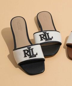 LAUREN RALPH LAUREN SHOES / ローレンラルフローレンシューズ サンダル | LAUREN RALPH LAUREN R24H エバリー サンダル ホワイトブラック サンダル