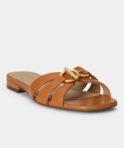 LAUREN RALPH LAUREN SHOES / ローレンラルフローレンシューズ サンダル | LAUREN RALPH LAUREN R26H ブレイク サンダル キャメル サンダル | 詳細2