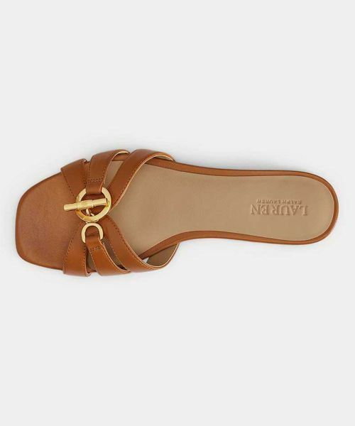 LAUREN RALPH LAUREN SHOES / ローレンラルフローレンシューズ サンダル | LAUREN RALPH LAUREN R26H ブレイク サンダル キャメル サンダル | 詳細3