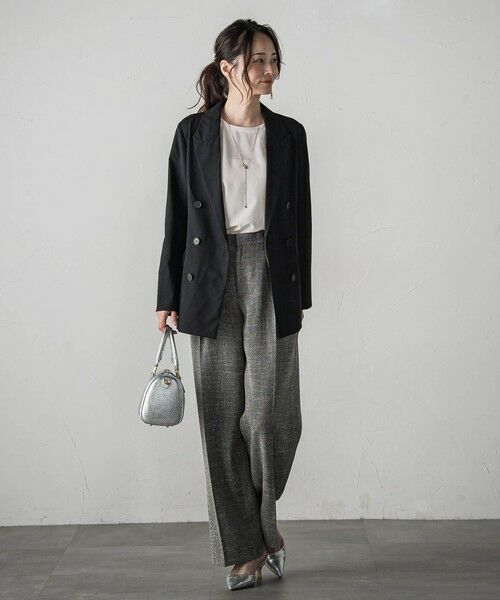 LAUTREAMONT / ロートレアモン その他パンツ | トリッカースラブツイードパンツ≪手洗い可能・防シワ・UV≫ | 詳細16