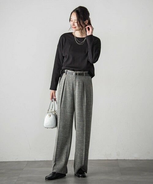 LAUTREAMONT / ロートレアモン その他パンツ | トリッカースラブツイードパンツ≪手洗い可能・防シワ・UV≫ | 詳細19