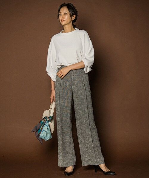 LAUTREAMONT / ロートレアモン その他パンツ | トリッカースラブツイードパンツ≪手洗い可能・防シワ・UV≫ | 詳細21