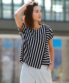 LAUTREAMONT / ロートレアモン カットソー | ラッセルマーキュリーボーダーカットソー