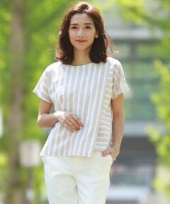 LAUTREAMONT / ロートレアモン カットソー | ラッセルマーキュリーボーダーカットソー